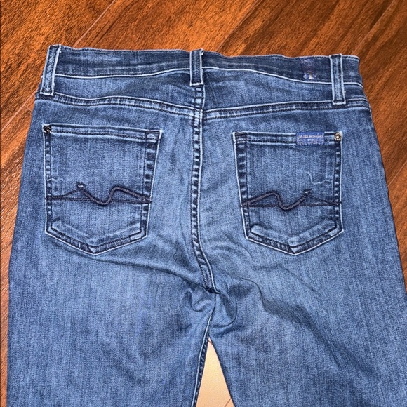 7 For All Mankind Indigo Skinny Jeans - Picture 5 of 6